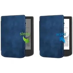 Чохол-книжка BeCover Smart Case для PocketBook 629 Verse / 634 Verse Pro 6" Deep Blue (710452) - мініатюра 4