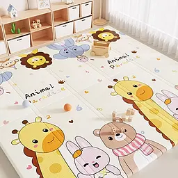 Дитячий складний килимок Poppet Звірята-близнята та Класики двосторонній 150х180x1 см (PP034-150) - мініатюра 8