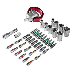 Викрутка з набором біт Trotec 40 pieces Bit and Socket Wrench Set (DAS302815) - мініатюра 5
