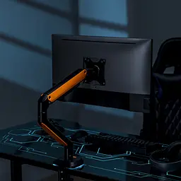 Кронштейн для монітора з RGB-підсвічуванням, регулюванням висоти, поворотом і нахилом ITech LDT63-C012GL 17–32" - мініатюра 15