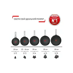 Сковорода Tefal Hard Stone 28 см (D4560632) - мініатюра 8