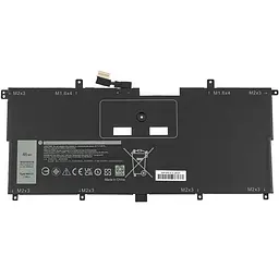 Батарея для ноутбука Dell NNF1C (HMPFH XPS 13 9365 P71G) 7.6V 6053mAh 46Wh Чорний - мініатюра 3