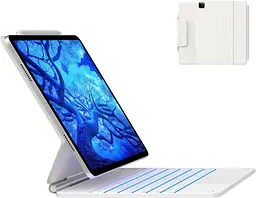 Чохол-клавіатура для iPad Air 13 та iPad Pro 12,9, 6, 5, 4-го, 3-го покоління, Magic Keyboard для iPad Pro 12,9, магнітний чохол
