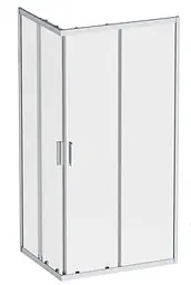 Душова кабіна AM.PM Gem 100x80 без піддона хром матовий W90UG-403-100280-MT
