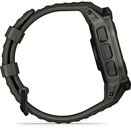 Тактичний годинник Garmin Instinct 2X Solar Tactical Edition - Black з чорним силіконовим ремінцем - мініатюра 3
