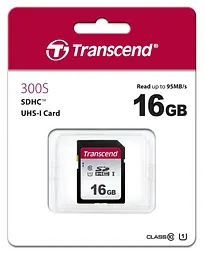 Transcend Карта пам'яті SD 16GB C10 UHS-I R95/W10MB/s - мініатюра 2