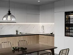 Кухонна мийка Miraggio EUROPE white (0000018) Граніт, Врізна, Білий - мініатюра 7