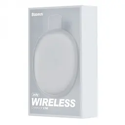 Бездротовий зарядний пристрій Baseus Jelly 15W Білий (WXGD-02) - мініатюра 5