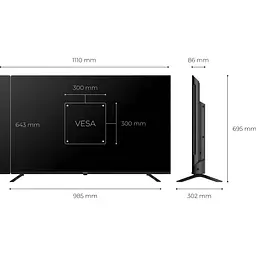 Телевізор Kivi U800KB 55` LCD 4K (55U800KB) [174544] - мініатюра 5
