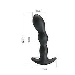 Анальная пробка - Pretty Love Special Anal Massager Black - мініатюра 7