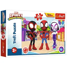Пазл Trefl Spiderman Пригоди Спайді та друзів 30 елементів (5900511182859)