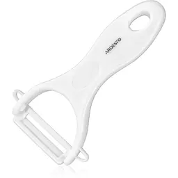 Овочечистка керамічна Ardesto Fresh 13.5×7.8 см білий (AR8340W) - мініатюра 2
