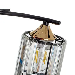 Люстра стельова Brille в спальню E27 60W BK (LK-705S/3) - мініатюра 2