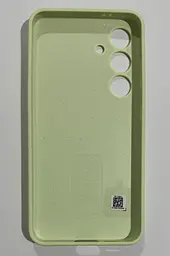 Оригінальний силіконовий чохол Silicone Case для Samsung Galaxy S24 (6.2") Light Green EF-PS921TGEGWW - мініатюра 9