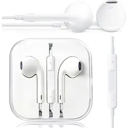 Навушники Foxconn earpods для iPhone 3.5 мм білі - мініатюра 5