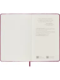Записник Moleskine Velvet середній, Лінійка Червоний + бокс (LCNBVELVQP060C) - мініатюра 6