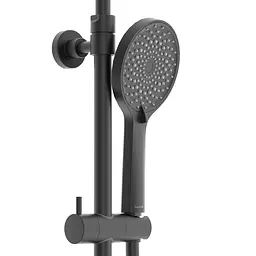 Душова система Imprese Modus D верхній душ d250 мм black matt t030B08210SQ, Чорний матовий - мініатюра 4