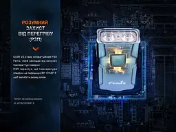Ліхтар наключний Fenix E03R V2.0, синій - мініатюра 15