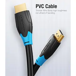 Кабель Vention HDMI to HDMI V1.4 5m Black (AACBJ) [170521] - мініатюра 7