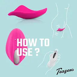 Міні-вібратор Teazers With Remote Control, 9 см (рожевий) - мініатюра 8