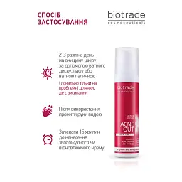 Лосьйон Biotrade Acne Out для проблемної шкіри, 60 мл (3800221840259) - мініатюра 4