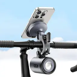 Велотримач для телефона Baseus PrimeTrip Series Dual-Color Bike Light 2-in-1 Set C12569000121-00 Black - мініатюра 7