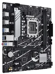 Материнська плата ASUS PRIME B760M-R D4 (PRIME B760M-R D4) (Socket 1700, Intel B760, Micro-ATX) - мініатюра 3