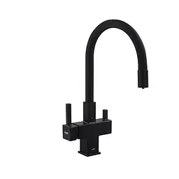 Змішувач для кухні на дві води Koer KB-72023-05 KR5009 Чорний матовий - мініатюра 10