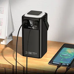 Зовнішній акумулятор Borofone BJ65B High 80000mAh 22.5W Black [163282] - мініатюра 7