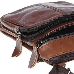 Чоловіча сумка Keizer K1701-brown 19х16х4 см Коричневий - мініатюра 7