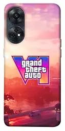 TPU чехол Demsky GTA VI Vice City для Oppo Reno 8 T 4G