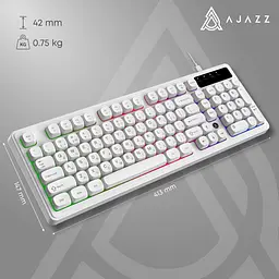 Клавіатура Ajazz AF98 White USB-C (AF98-W) - мініатюра 13