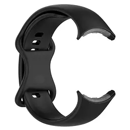 Силіконовий ремінець на смарт годинник Google Pixel Watch 3 45mm/4 45mm, Silicone, black, зі зручною застібкою, на фітнес браслет, ArmorStandart (ARM84019) - мініатюра 4
