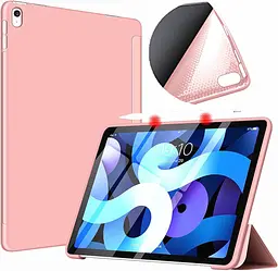 Чохол-книжка BeCover Tri Fold Soft TPU Silicone для Apple iPad Air (4/5) 2020/2022 10.9" Pink (711133) - мініатюра 2