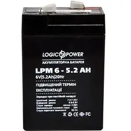 Батарея до ДБЖ LogicPower LPM 6В 5.2 Ач (4158)