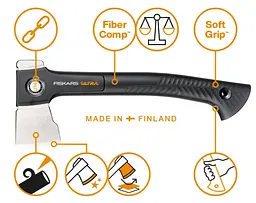 Сокира універсальна Fiskars Ultra XU14 (1082130) - мініатюра 3