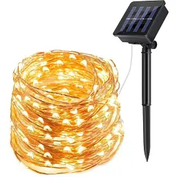 Гірлянда Краплі роси сонячна 300 led 27 метрів
