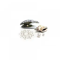 Пестиси Bijoux Indiscrets Mimi Pearl із кристалів, прикраса на соски (бежевий) - мініатюра 3