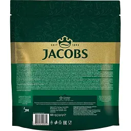 Кава розчинна Jacobs Monarch, оригінал, екон.пакет 400 г - мініатюра 2