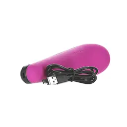 Потужний вібромасажер PalmPower Extreme - Pink, 7 режимів, гнучка головка, перезаряджуваний - мініатюра 4