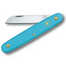 Ніж Victorinox садовий Floral 100мм 1функ блакит.мат (блістер)