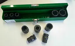 Набір ударних головок TOPTUL 1/2" 10-24мм 10 од. GDAD1001 - мініатюра 10