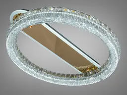 Пристельова LED-люстра Diasha MX6027/600S-gold для кухні, спальні та вітальні, Gold, пульт, 112 W, 62*66 см, 10-20m2 - мініатюра 3