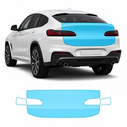 Антигравійна захисна бронеплівка за лекалами для BMW X4 G02 2018-2021 - зона кришки багажника