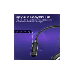 Навушники Promate Leap Black (leap.black) - мініатюра 8