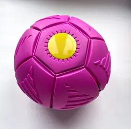 Літаючий м'яч трансформер LED фрісбі тарілка Blast Ball disk рожевий - мініатюра 4