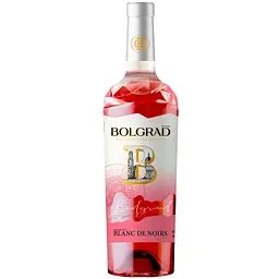 Винний напій Bolgrad рожевий напівсолодкий Блан Де Нуар 10% 0.75 л