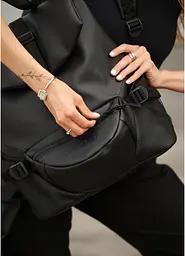 Жіночий рюкзак Sambag RENEDOUBLE чорний 37 х 31 х 14 см (27151001r) - мініатюра 7