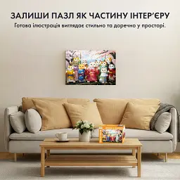 Пазл «Котики в кімоно» 1000 елементів - мініатюра 7