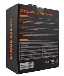 Ігрова гарнітура DAREU EH925 Storm Flash Speed Black (HS-EH925-STRM) - мініатюра 13